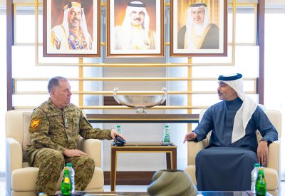 نائب مستشار الأمن الوطني نائب الأمين العام لمجلس الدفاع الأعلى يستقبل نائب قائد قيادة القوات المشتركة لحلف شمال الأطلسي (الناتو)