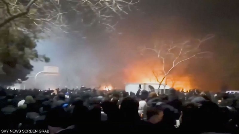 "هرانا" تكشف حصيلة ثقيلة لضحايا احتجاجات إيران