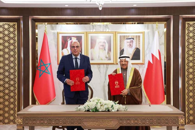 رئيسا مجلسي الشورى والمستشارين يوقعان بيانًا مشتركًا ويؤكدان مواصلة تعزيز علاقات الأخوة البحرينية المغربية
