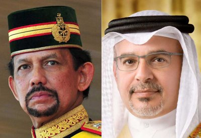 سمو ولي العهد رئيس الوزراء يهنئ جلالة سلطان بروناي دار السلام بمناسبة نجاح العملية التي أجريت لجلالته