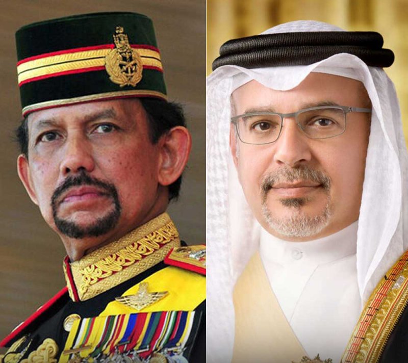 سمو ولي العهد رئيس الوزراء يهنئ جلالة سلطان بروناي دار السلام بمناسبة نجاح العملية التي أجريت لجلالته