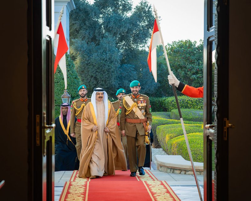 جلالة الملك المعظم يستقبل وزير الداخلية والبلديات بالجمهورية اللبنانية