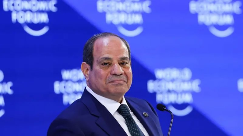 السيسي من دافوس: لن ندخر جهدا لإيجاد حل للقضية الفلسطينية