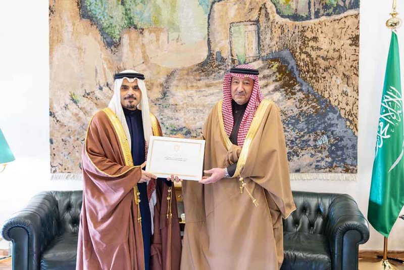 جلالة الملك المعظم يبعث رسالة أخوية إلى ولي العهد رئيس مجلس الوزراء بالمملكة العربية السعودية