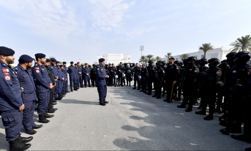وصول القوات المشاركة من شرطة البحرين في «أمن الخليج العربي 4»  إلى قطر