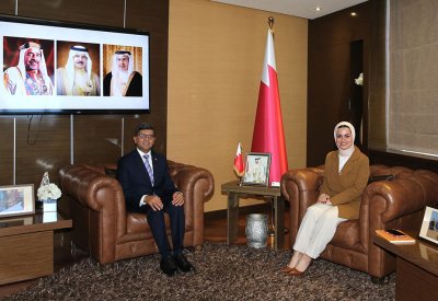 وزيرة شؤون الشباب تستقبل سفير نيبال لدى مملكة البحرين