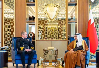 سمو ولي العهد نائب القائد الأعلى للقوات المسلحة رئيس مجلس الوزراء يؤكد على ما يجمع مملكة البحرين والمملكة المتحدة من شراكةٍ استراتيجيةٍ تشهد على الدوام تقدمًا وتطورًا في مختلف المجالات