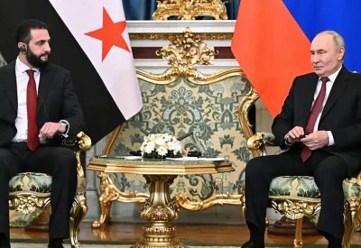 بوتين للشرع: نهنئكم على جهودكم للحفاظ على وحدة سوريا