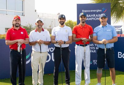 سمو الشيخ ناصر بن حمد يشارك في فئة المحترفين والهواة (PRO-AM) ضمن بطولة بابكو إنرجيز البحرين للجولف