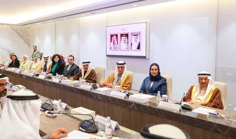 الاطلاع على جهود مملكة البحرين في دعم إحلال السلام المستدام في الشرق الأوسط