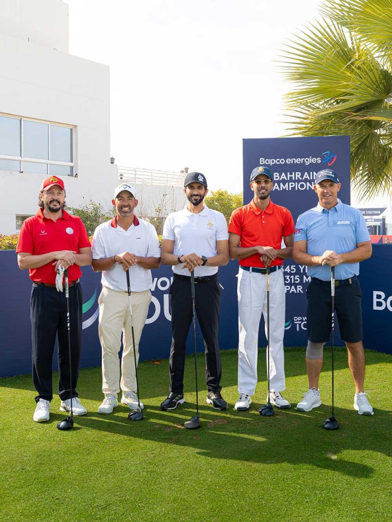 سمو الشيخ ناصر بن حمد يشارك في فئة المحترفين والهواة (PRO-AM) ضمن بطولة بابكو إنرجيز البحرين للجولف