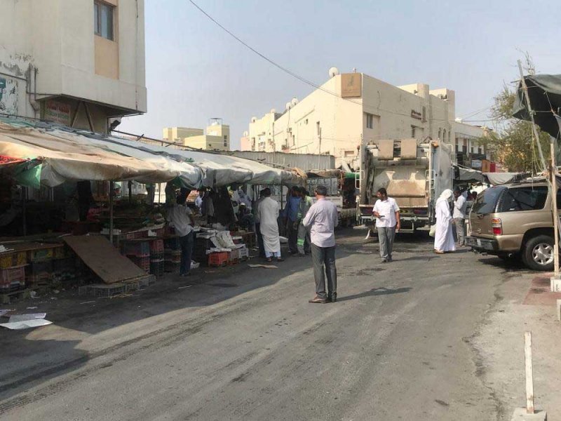 تنظيم سوق جدحفص قائم ولا وقف لإزالة الباعة المخالفين
