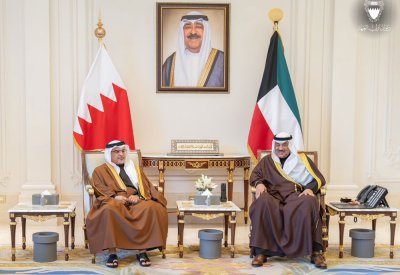 سمو ولي العهد رئيس الوزراء يؤكد على المستوى المتقدم الذي وصلت إليه العلاقات الأخوية التي تجمع البحرين والكويت