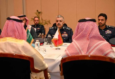 نائب رئيس الشرطة يترأس الجانب البحريني في اجتماع فرق عمل اللجنة الأمنية التابعـة للجنة التنسيق الأمني المنبثقة من مجلس التنسيق السعودي البحريني