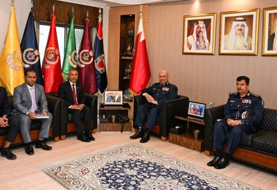 رئيس الشرطة يستقبل سفير جمهورية بنغلاديش الشعبية لدى مملكة البحرين