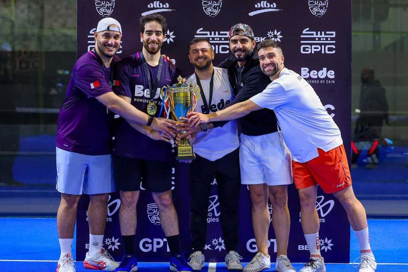 Bede تفوز بالمركز الأول في بطولة البادل للشركات