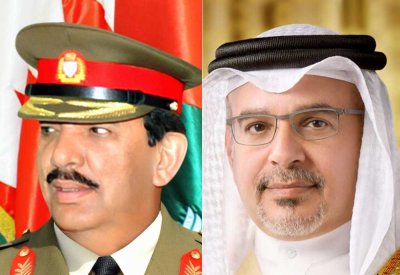 سمو ولي العهد نائب القائد الأعلى للقوات المسلحة رئيس الوزراء يتلقى برقية تهنئة من القائد العام لقوة دفاع البحرين