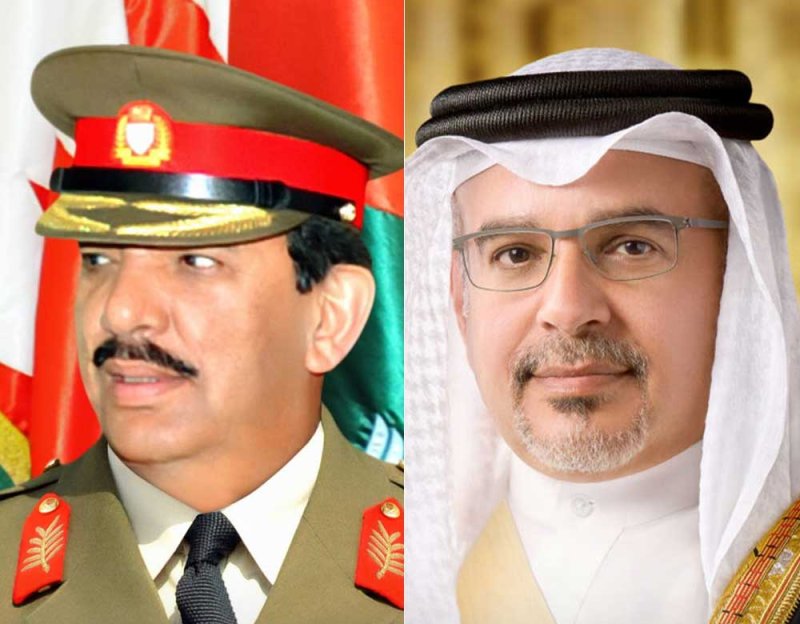 سمو ولي العهد نائب القائد الأعلى للقوات المسلحة رئيس الوزراء يتلقى برقية تهنئة من القائد العام لقوة دفاع البحرين
