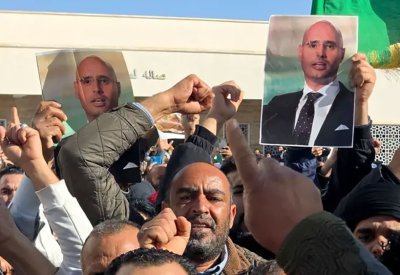 انتهاء مراسم دفن سيف الإسلام القذافي في بني وليد