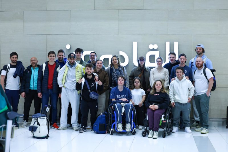 وصول وفود بطولة العالم البارالمبية للريشة الطائرة 2026