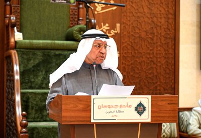 رئيس الأوقاف الجعفرية يفتتح مأتم جنوسان بعد إعادة البناء بحلة متميزة