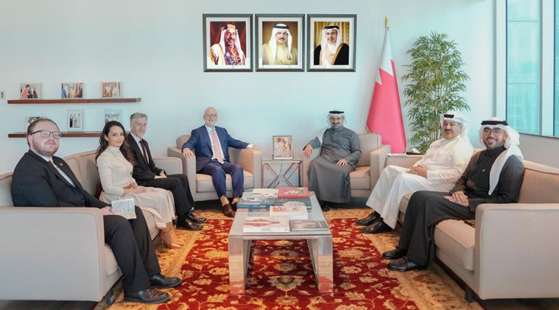 وزير الصناعة والتجارة يستقبل وزير الاستثمار البريطاني