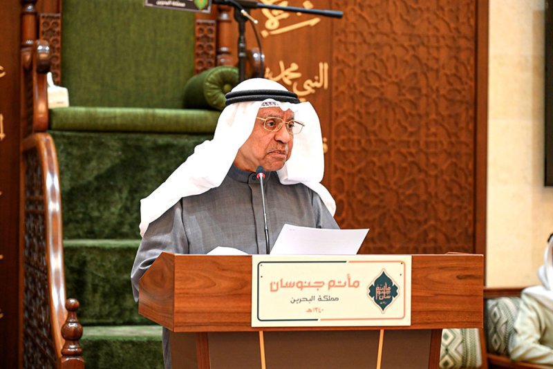 رئيس الأوقاف الجعفرية يفتتح مأتم جنوسان بعد إعادة البناء بحلة متميزة