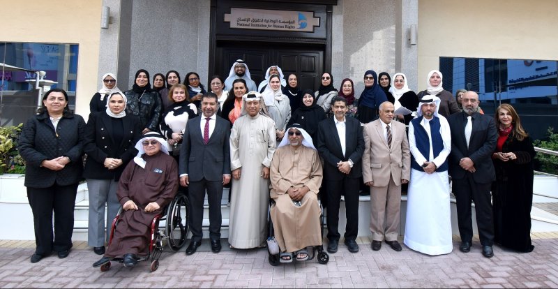 المؤسسة الوطنية لحقوق الإنسان تعقد سلسلة اجتماعات مع فرق العمل لمؤسسات المجتمع المدني
