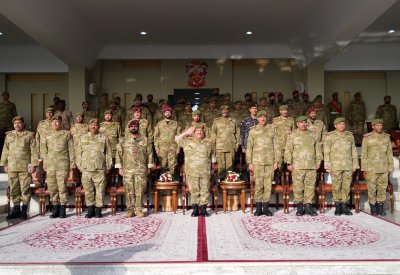 مدير اركان الحرس الوطني يشهد حفل تخريج إحدى دورات المستجدين العسكريين