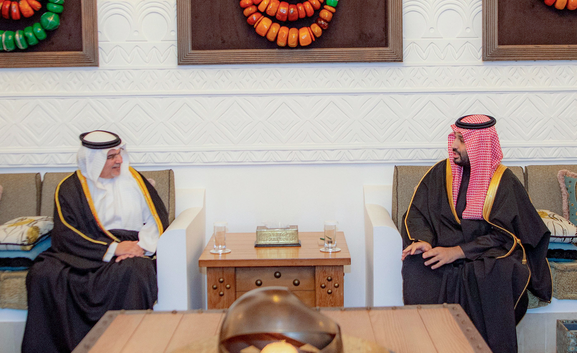 سمو الأمير محمد بن سلمان وسمو ولي العهد رئيس الوزراء