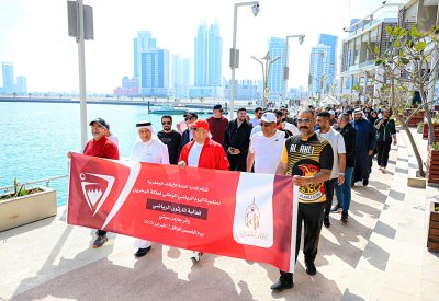 الأوقاف الجعفرية تشارك في فعاليات اليوم الرياضي الوطني