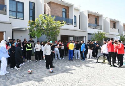 مدير عام تنفيذ الأحكام والعقوبات البديلة يشهد فعالية رياضية بمناسبة اليوم الرياضي لمملكة البحرين بمجمع السجون المفتوحة