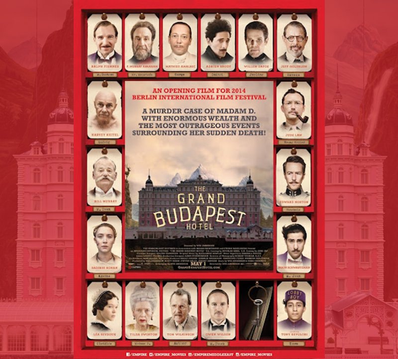 تحفة ويس أندرسون "The Grand Budapest Hotel" على نتفليكس