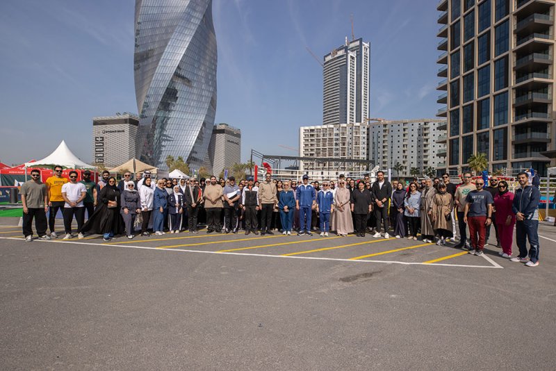 قطاعا الشباب والرياضة يشاركان في فعاليات اليوم الرياضي لمملكة البحرين