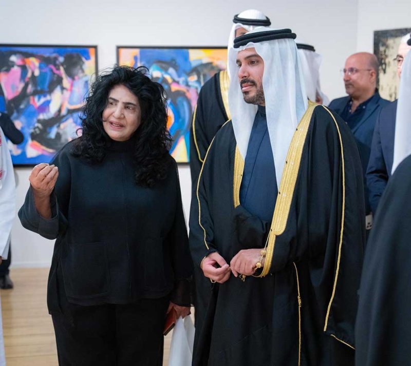 سمو الشيخ محمد بن سلمان بن حمد يفتتح معرض البحرين السنوي للفنون التشكيلية في نسخته الثانية والخمسين
