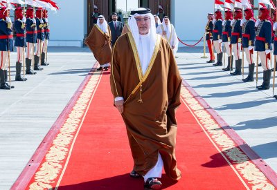 سمو ولي العهد رئيس مجلس الوزراء يغادر أرض الوطن متوجهاً إلى دولة قطر في زيارةٍ أخوية