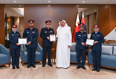 وكيل وزارة الداخلية يستقبل الوكيل المساعد للموارد البشرية بمناسبة حصول الموارد البشرية على شهادة الاعتماد المهني المعتمد