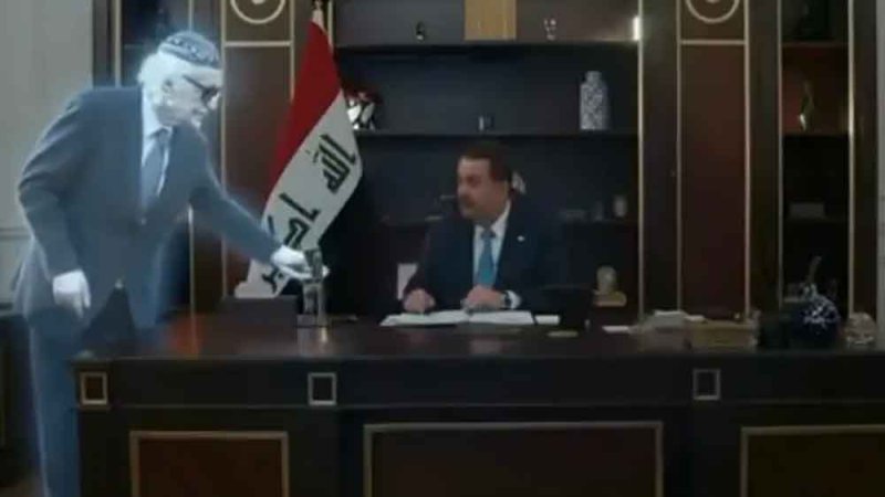 شاعر كبير يقدم الشاي للسوداني.. فيديو يثير عاصفة في العراق