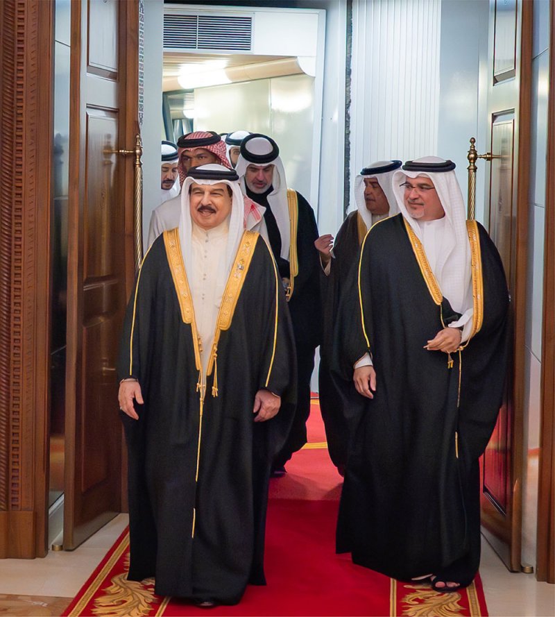 الملك المعظم يعود لأرض الوطن
