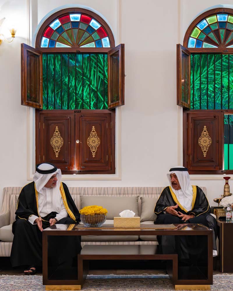 سمو ولي العهد رئيس الوزراء يزور مجلس المشير الركن الشيخ خليفة بن أحمد آل خليفة