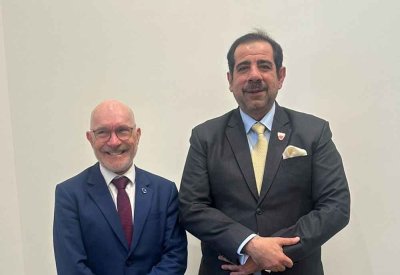 المندوب الدائم لمملكة البحرين لدى الأمم المتحدة في جنيف يجتمع مع السكرتير التنفيذي لمنظمة معاهدة الحظر الشامل للتجارب النووية