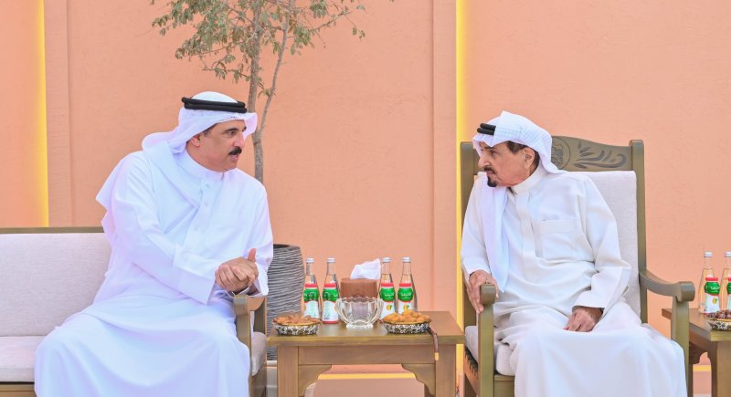 سمو حاكم عجمان يستقبل سفير مملكة البحرين لدى دولة الإمارات العربية المتحدة