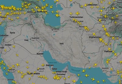 الصراع بين أميركا وإيران يعطل آلاف الرحلات الجوية