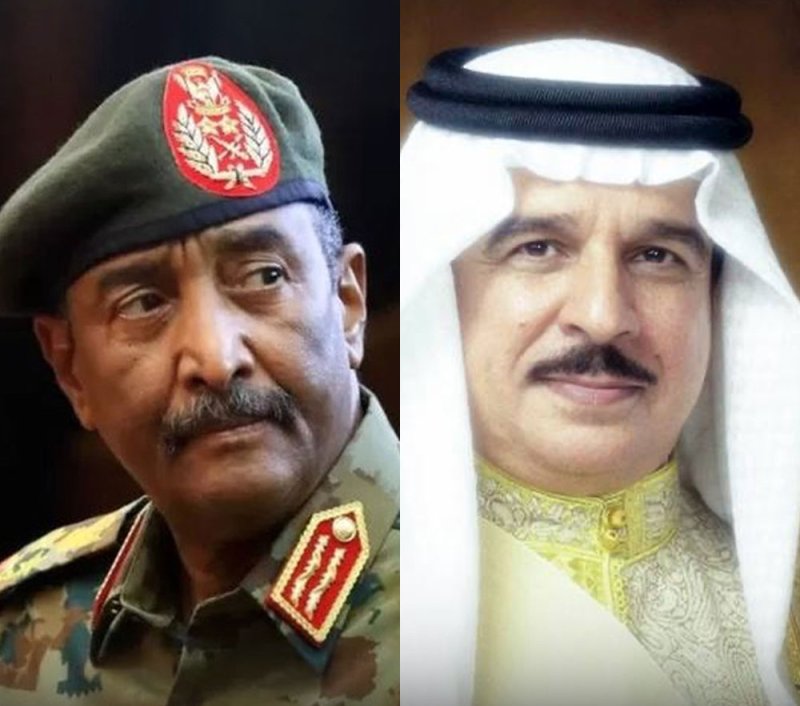 البرهان يدين العدوان الإيراني ويعرب عن تضامن السودان مع مملكة البحرين