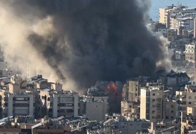 إسرائيل تضرب ضاحية بيروت.. وحزب الله يطلق المسيرات