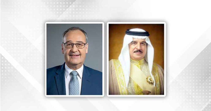جلالة الملك المعظم يتلقى اتصالًا هاتفيًا من رئيس الاتحاد السويسري