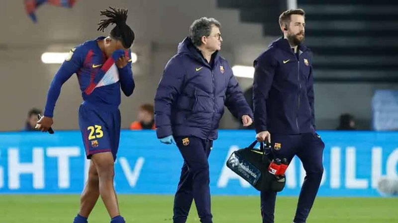 الإصابة تغيب ثنائي برشلونة عن مواجهة نيوكاسل بدوري الأبطال
