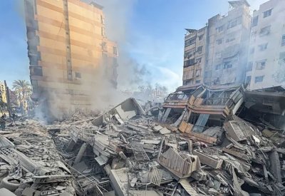 لبنان.. إسرائيل تقصف الضاحية وصيدا وتنذر قرى في البقاع