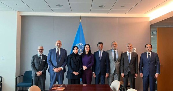 المندوبون الدائمون لدول مجلس التعاون في نيويورك يجتمعون مع رئيسة الجمعية العامة للأمم المتحدة