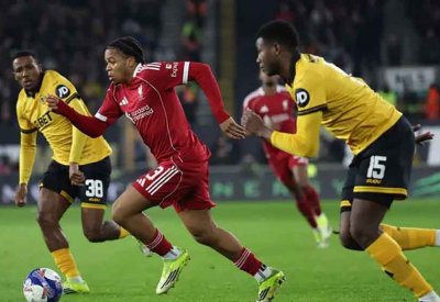 ليفربول يجتاز وولفرهامبتون ويبلغ ربع نهائي كأس الاتحاد